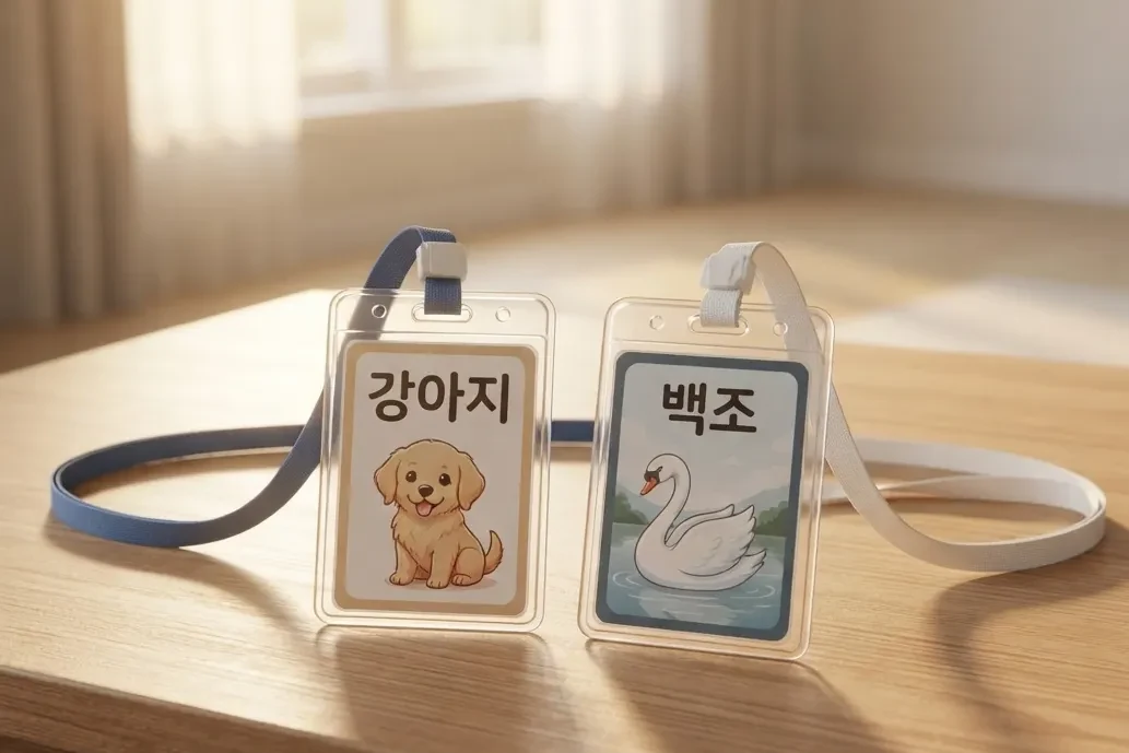 1박 2일 소개팅 최종 선택 이름표